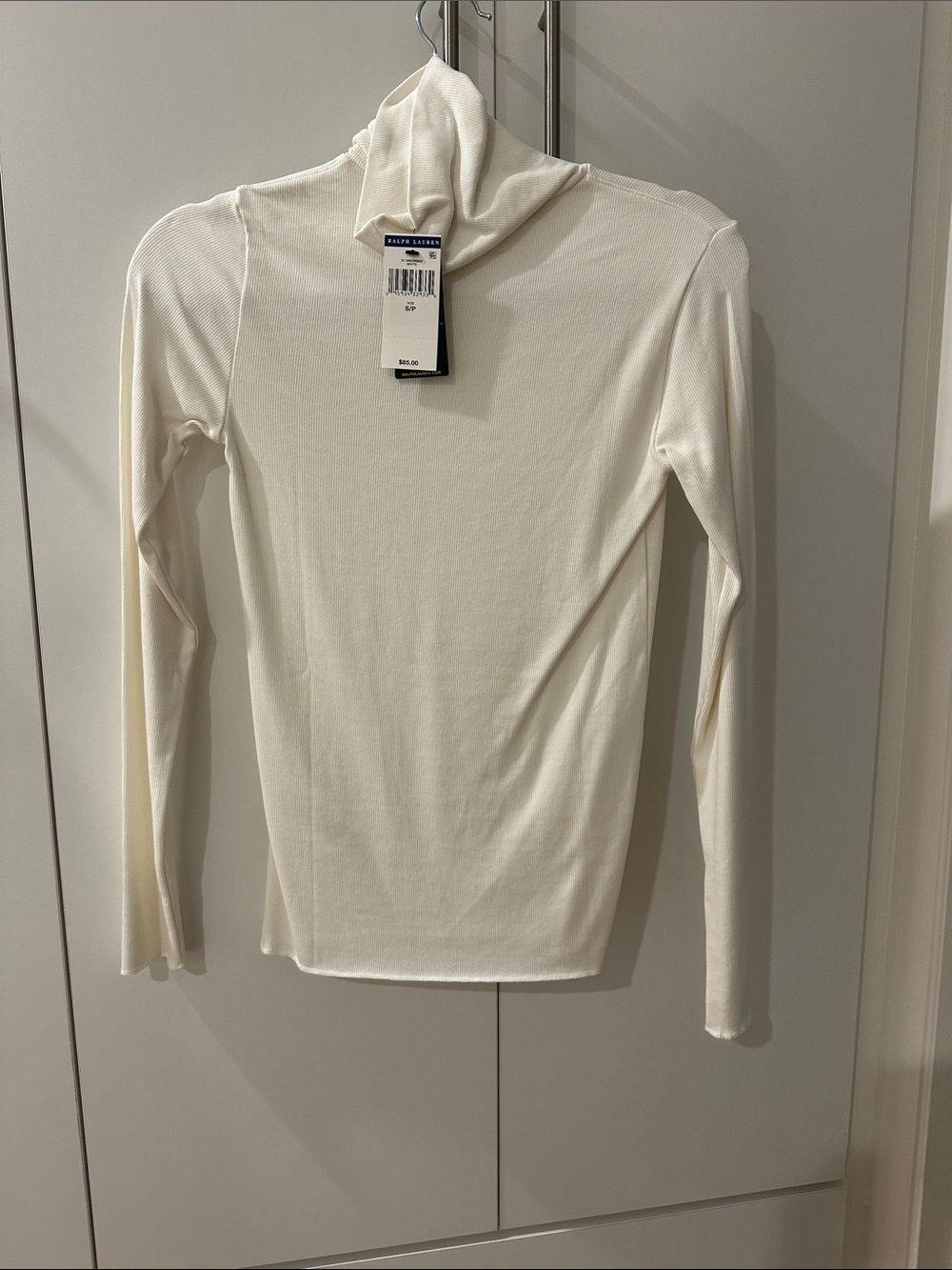 Polo Ralph Lauren Ivory Turtleneck Long-Sleeve Top